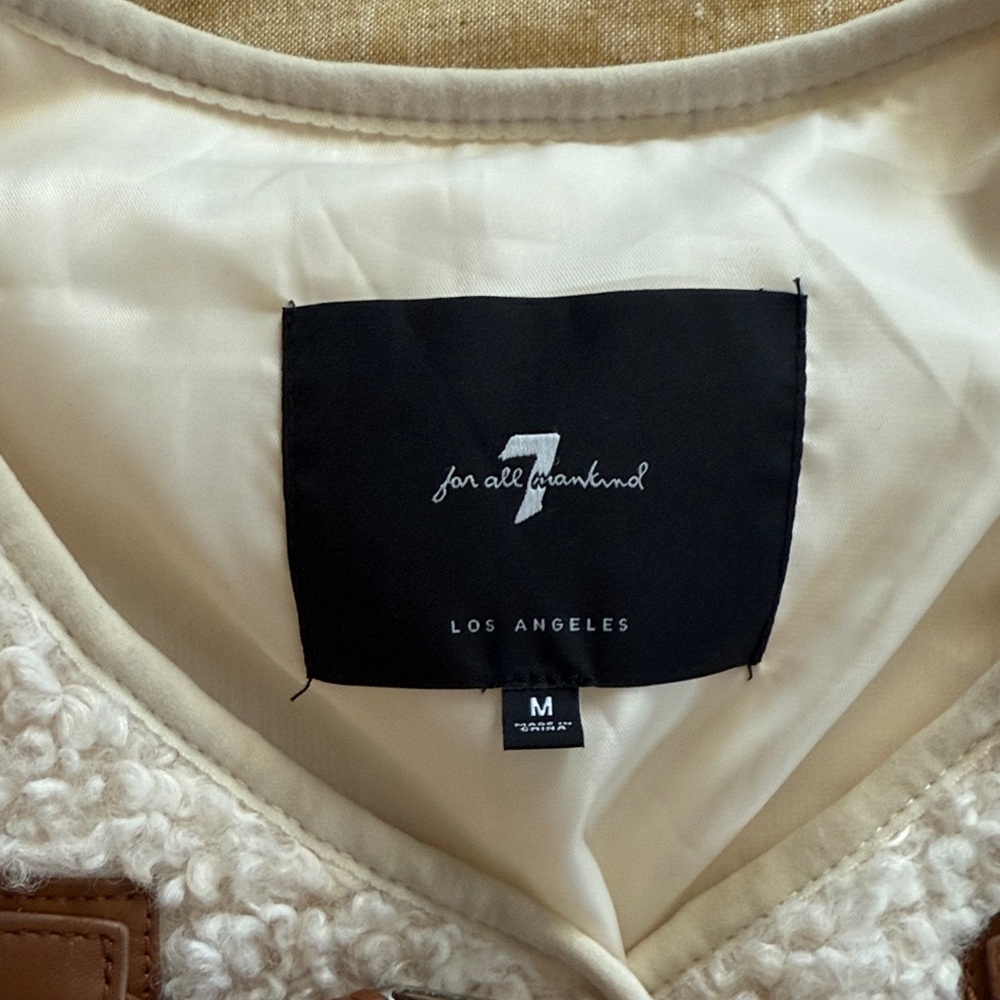 7 for all mankind toggle teddy coat - Picture 8 of 17